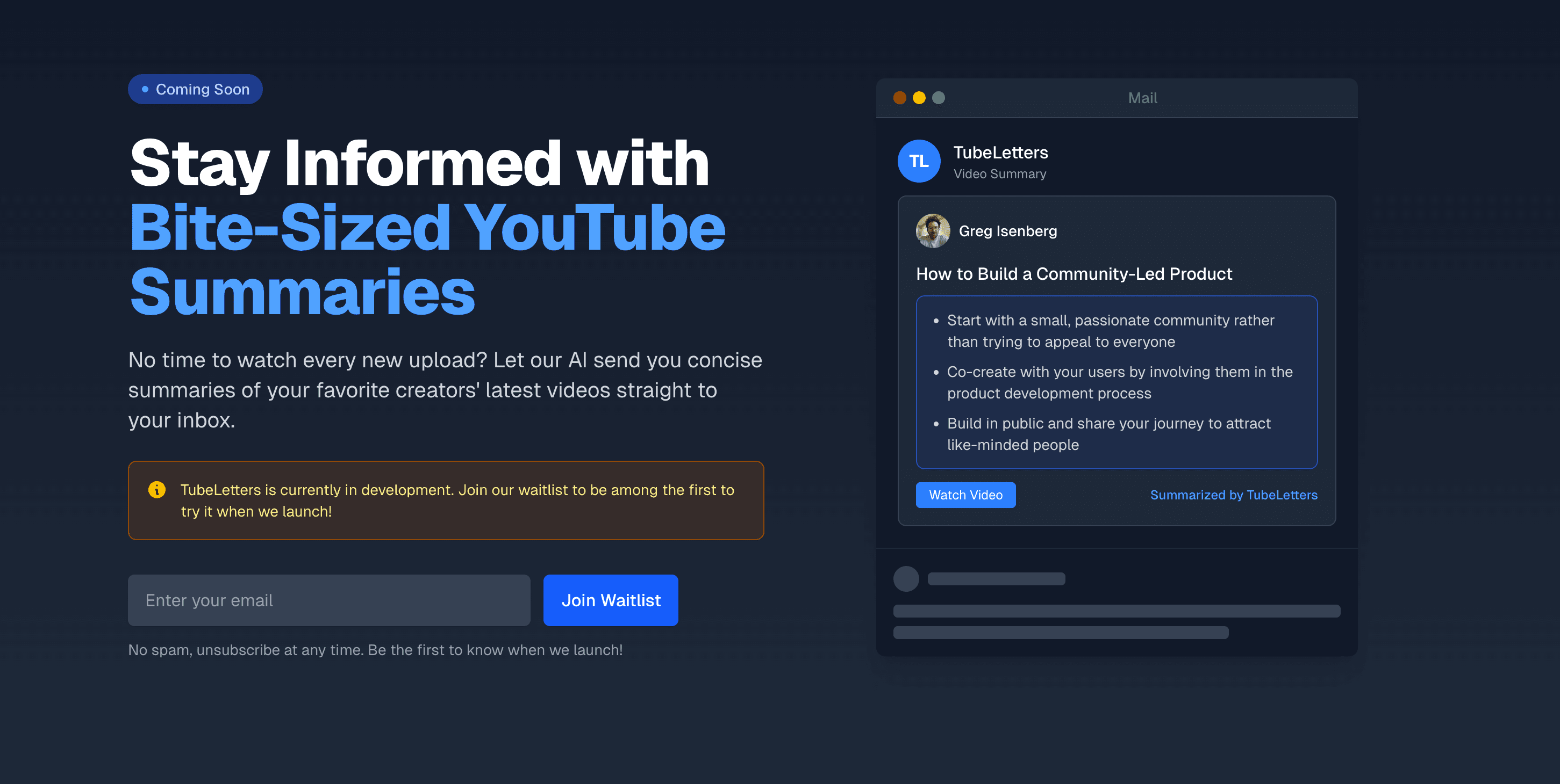 TubeLetters